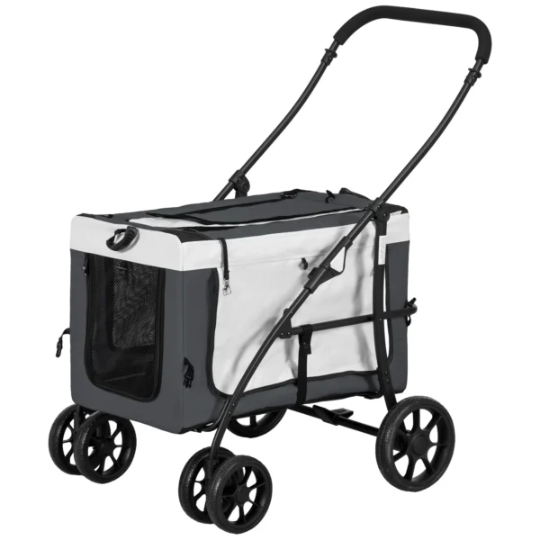 CrafteRify Dog Pram with Detachable Carrier