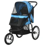 CrafteRify EasyFold Pet Stroller with Rubber Wheels - Image 2