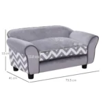 CrafteRify Dog Sofa Bed with Washable Cushion - Image 5