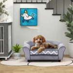 CrafteRify Dog Sofa Bed with Washable Cushion - Image 4