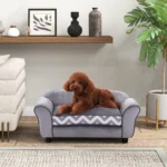 CrafteRify Dog Sofa Bed with Washable Cushion - Image 3