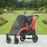 CrafteRify Large Dog Pet Stroller with Shock Absorbing Wheels - Image 3