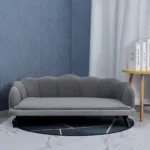 CrafteRify Shell Design Dog Sofa Bed with Cushion - Image 9