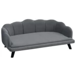 CrafteRify Shell Design Dog Sofa Bed with Cushion - Image 2