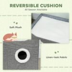 CrafteRify Foldable Cat House with Scratcher & Cushion - Image 7