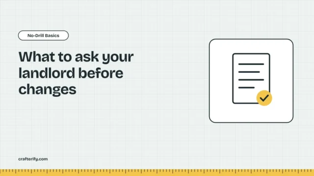 Crafterify diagram: card ask landlord