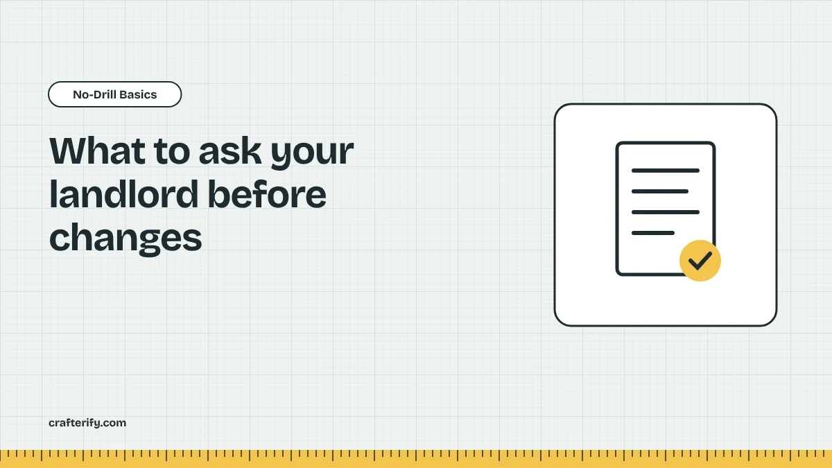 Crafterify diagram: card ask landlord