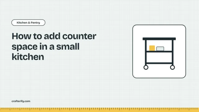 Crafterify diagram: card counter space