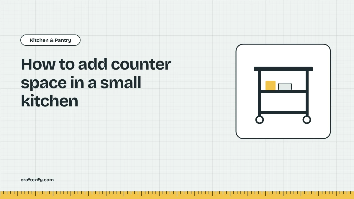 Crafterify diagram: card counter space