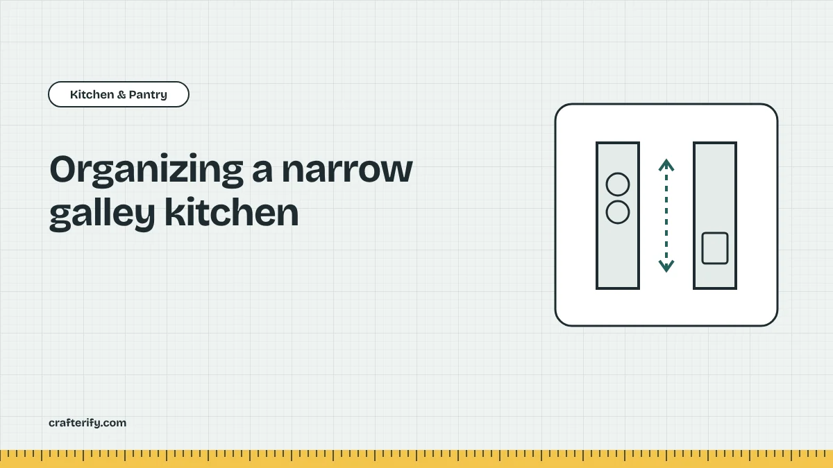 Crafterify diagram: card galley kitchen