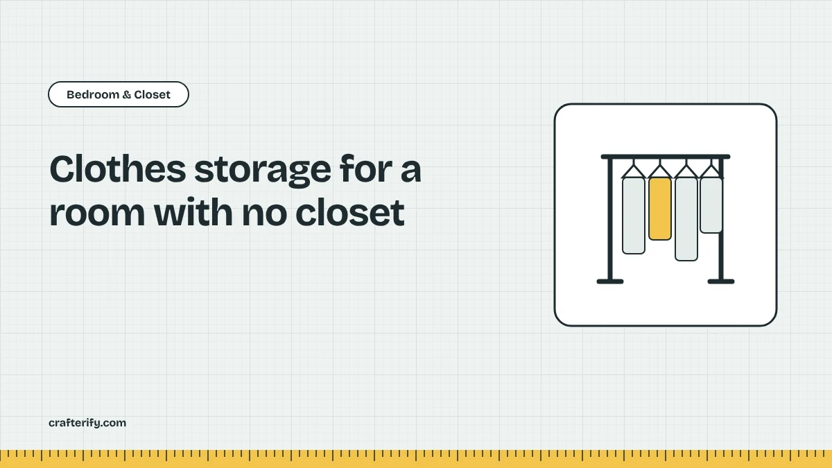 Crafterify diagram: card no closet