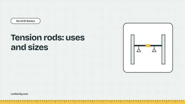 Crafterify diagram: card tension rods